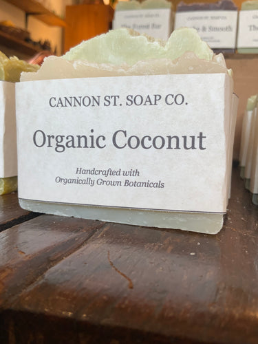 Organic Coconut Soap - Cannon Street Soap Co.