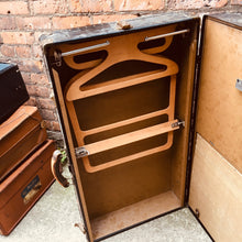 Load image into Gallery viewer, Antique Valet Trunk in Amazing Condition