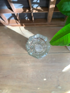 Darling Elongated Cut Glass Vase