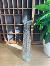 Load image into Gallery viewer, Darling Elongated Cut Glass Vase