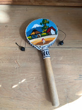 Load image into Gallery viewer, Fun Vintage Hand Painted Pellet/Rattle Drum