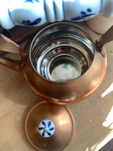 Load image into Gallery viewer, Charming Vintage Copper Kettle with Porcelain Handles