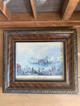 Load image into Gallery viewer, Fabulous Vintage Framed Print of “Fish Market Toronto” by W.H. Bartlett