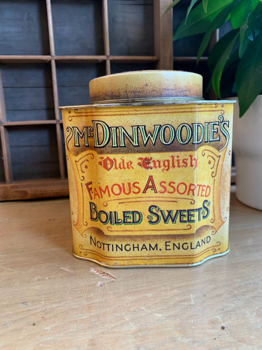 Vintage Mr. Dinwoodie’s Tin Decorative Piece
