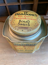 Load image into Gallery viewer, Vintage Mr. Dinwoodie’s Tin Decorative Piece