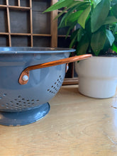 Load image into Gallery viewer, Super Beautiful Blue with Copper Handle Strainer