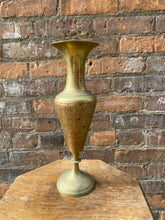 Load image into Gallery viewer, Beautiful Etched Brass Vase