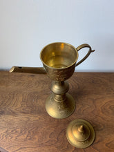 Load image into Gallery viewer, Antique Brass Whale Oil Lamp