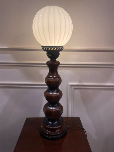 Amazing Vintage Lamp Post with Glass Globe