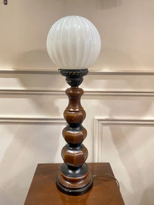 Amazing Vintage Lamp Post with Glass Globe