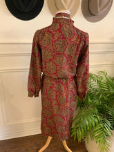 Load image into Gallery viewer, Red Paisley Dress