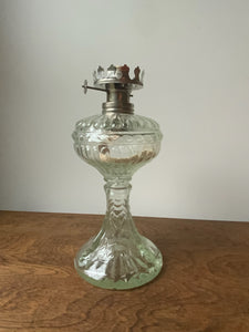 Heavy Glass Kerosene Lamp with Wick