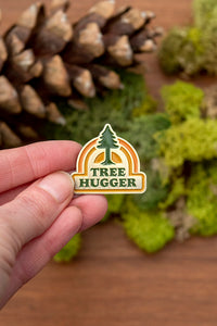 Tree Hugger Enamel Pin