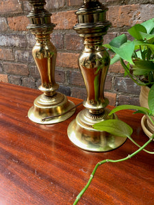 Beautiful Brass Lamp with Vintage Switch Detail