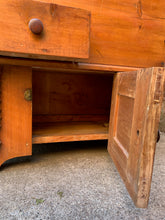 Load image into Gallery viewer, Antique Pine Dry Sink/Commode