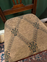 Load image into Gallery viewer, Charming Edwardian Sheraton Flamed Mahogany Side Chair with Satinwood Inlay (c. 1905)