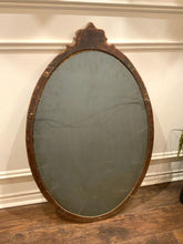 Load image into Gallery viewer, Vintage Oval Wood Mirror