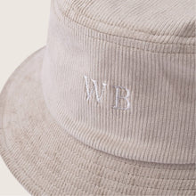 Load image into Gallery viewer, Perry Bone | Beige Cord Bucket Hat
 [Will &amp; Bear]