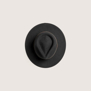 Calloway Black  | Wool Felt Hat [Will & Bear}