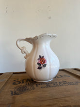 Load image into Gallery viewer, Pretty Little Pitcher with Pink Rose