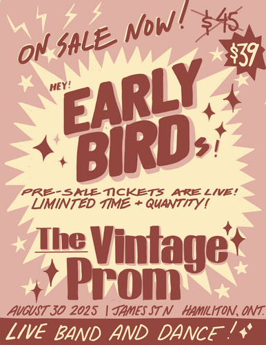 The Vintage Prom 2025! [Early Bird Tickets On Sale Now!]