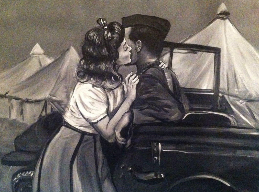 A Kiss Art Print Mary Luciani
