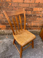 Load image into Gallery viewer, Antique Pine Arrowback Chair