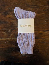 Load image into Gallery viewer, 100% Cotton Crew Socks - Lavender