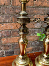 Load image into Gallery viewer, Beautiful Brass Lamp with Vintage Switch Detail