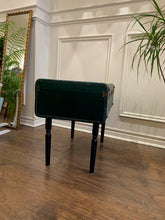 Load image into Gallery viewer, Vintage Teal Suitcase Table