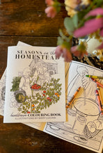 Load image into Gallery viewer, Seasons on the Homestead Colouring Book