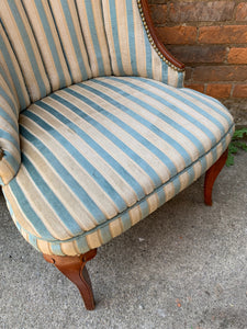 Sweet Striped Slipper Chair