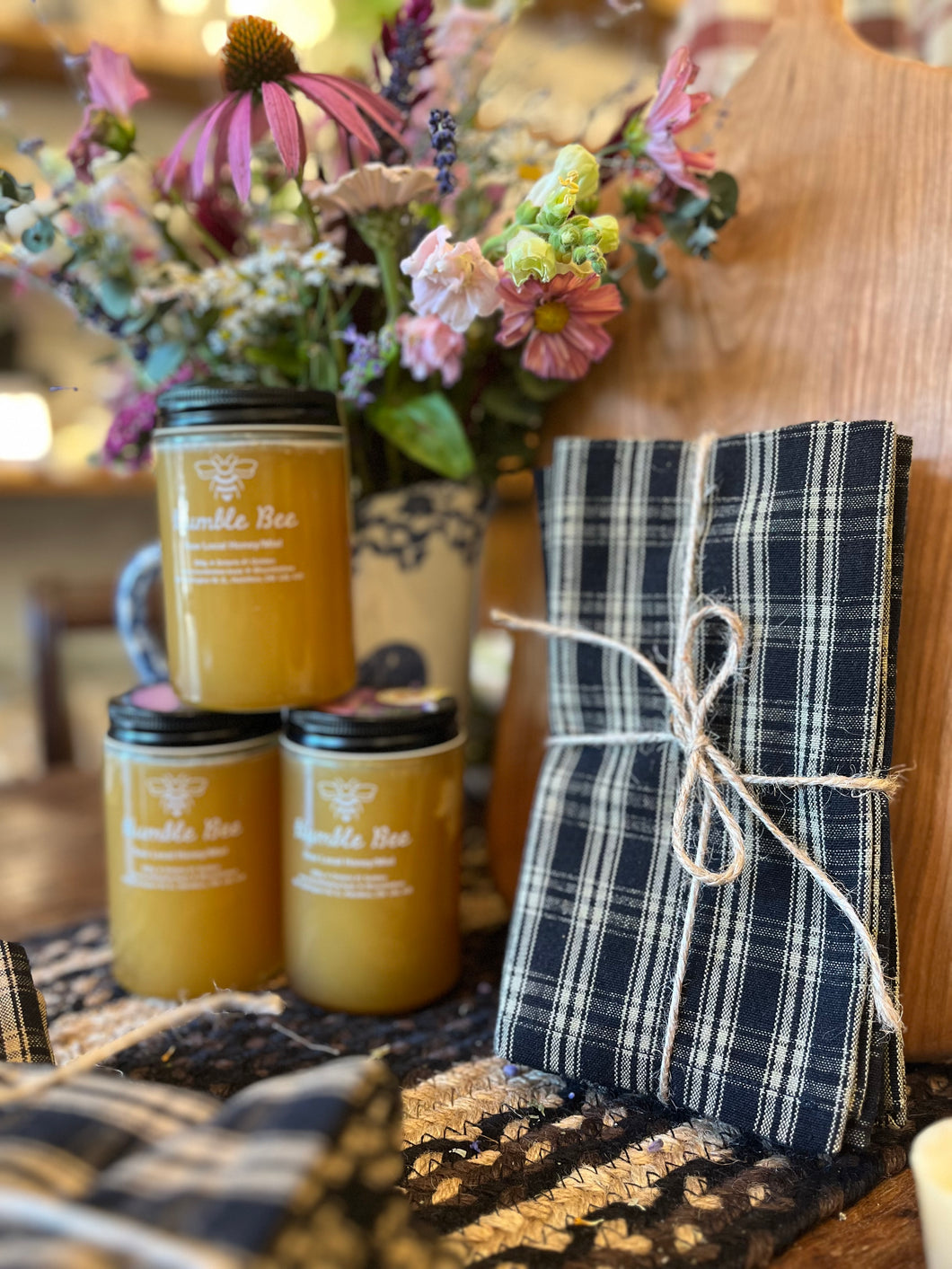 Cotton Napkins - Salt & Pepper  - Set of 4