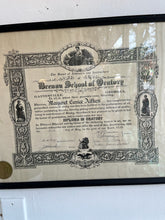 Load image into Gallery viewer, Antique Diploma of Margaret Eunice Aitkins