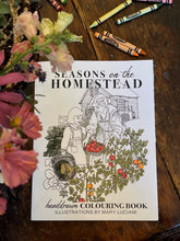 Load image into Gallery viewer, Seasons on the Homestead Colouring Book
