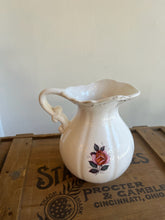Load image into Gallery viewer, Pretty Little Pitcher with Pink Rose