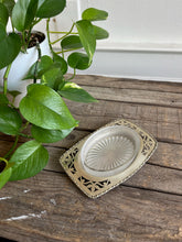 Load image into Gallery viewer, Antique Butter Server or Pretty Soap Dish