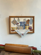 Load image into Gallery viewer, Whimsical Farmhouse Kitchen Needlepoint Art
