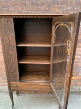 Load image into Gallery viewer, Vintage Wood Display Cabinet