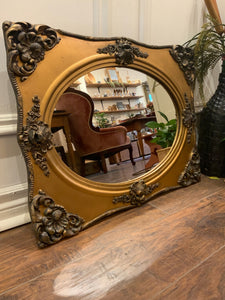 Exquisite Antique Gilt Gold Mirror