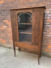 Load image into Gallery viewer, Vintage Wood Display Cabinet