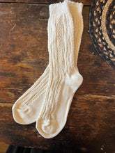 Load image into Gallery viewer, 100% Cotton Crew Socks - Natural