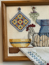 Load image into Gallery viewer, Whimsical Farmhouse Kitchen Needlepoint Art