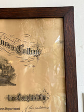 Load image into Gallery viewer, Antique Diploma of Jacob R. Knights