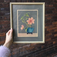Load image into Gallery viewer, Vintage 60&#39;s Framed Floral Print