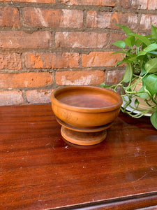 Wooden Pedestal Bowl