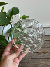 Load image into Gallery viewer, Vintage clear Glass Flower Frog