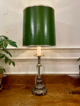 Load image into Gallery viewer, Gorgeous Vintage Lamp with Amazing Green Shade