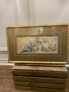 Stunning Vintage Watercolour Floral with Asian Influences