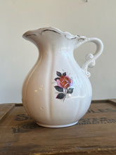 Load image into Gallery viewer, Pretty Little Pitcher with Pink Rose